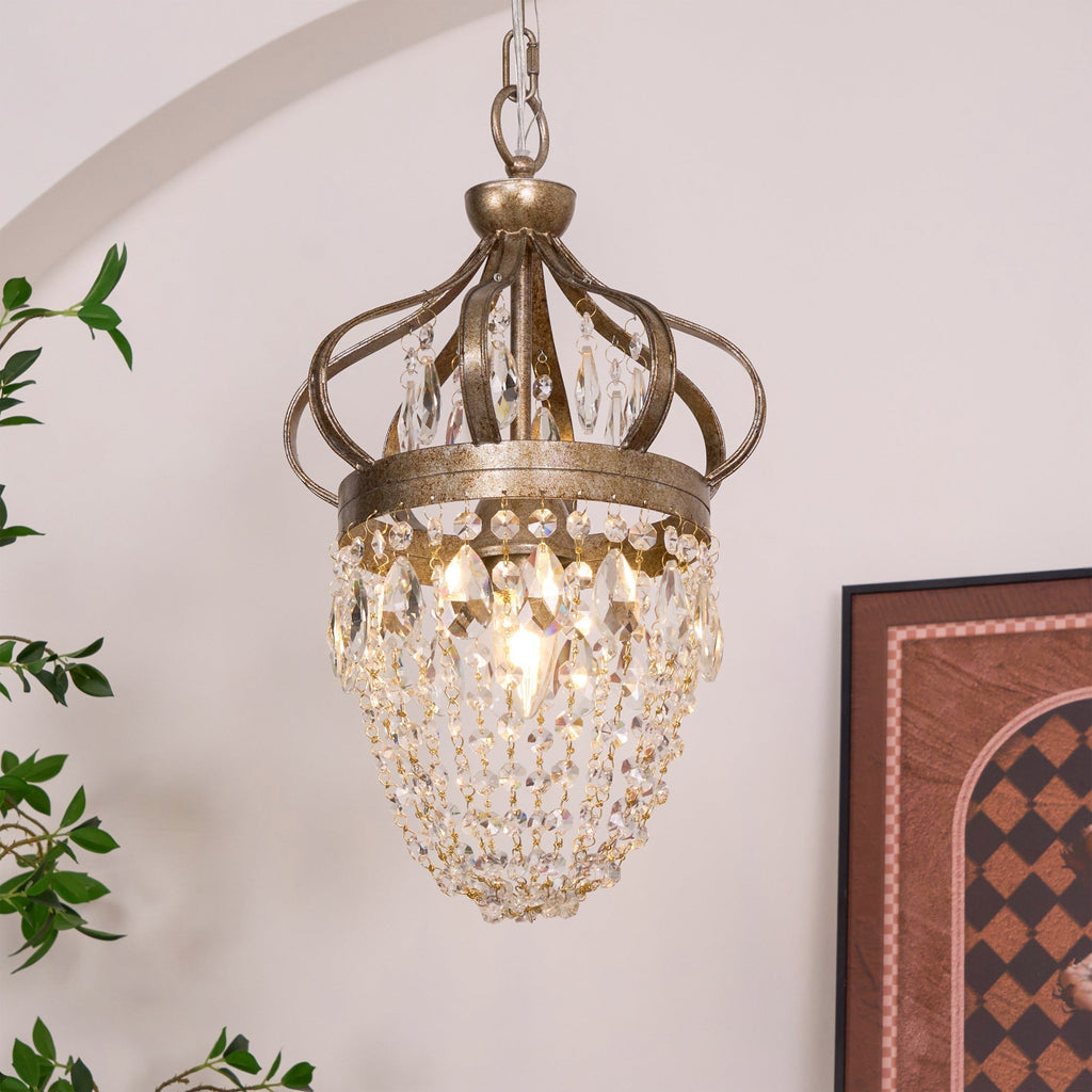 Abella Lustre Cristal Goutte de Larme - Neutralighting