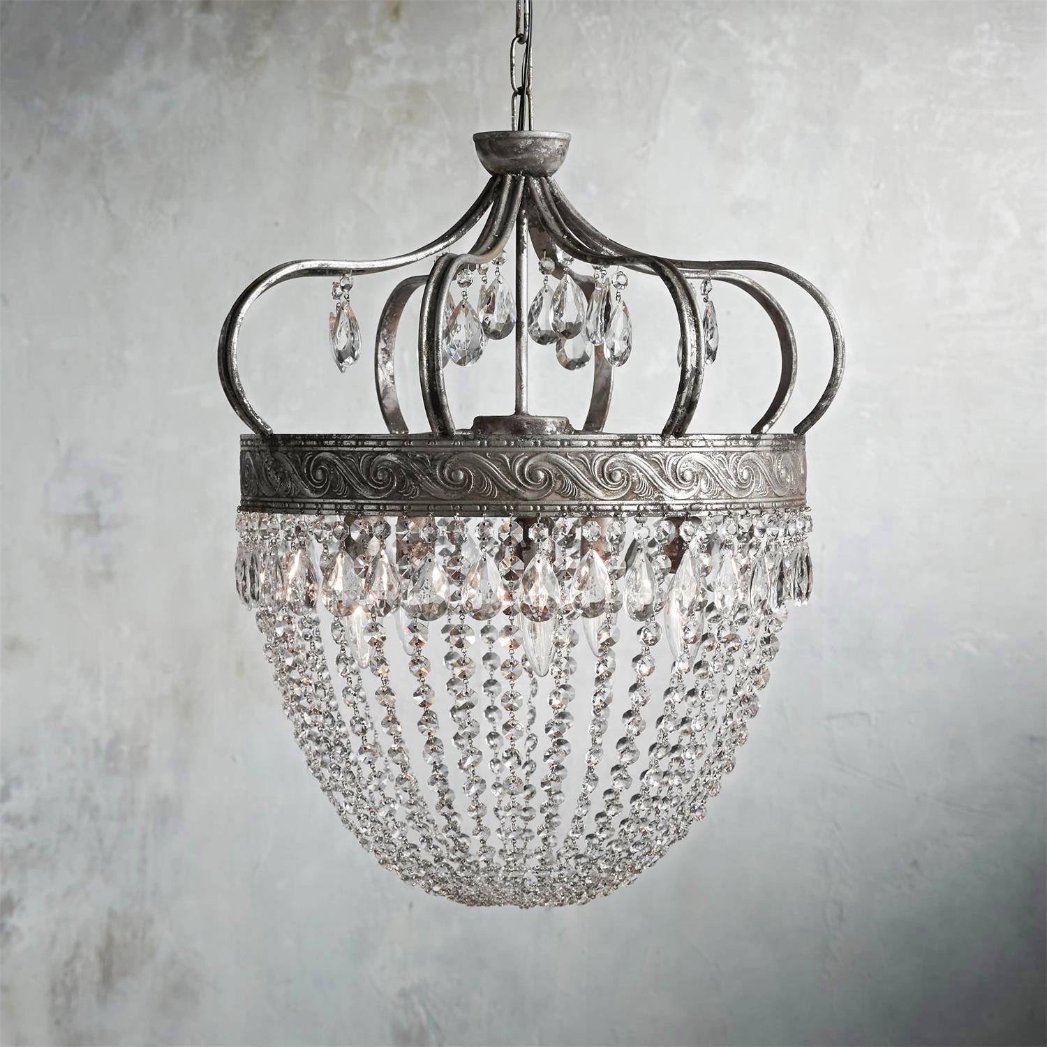 Abella Lustre Cristal Goutte de Larme - Neutralighting