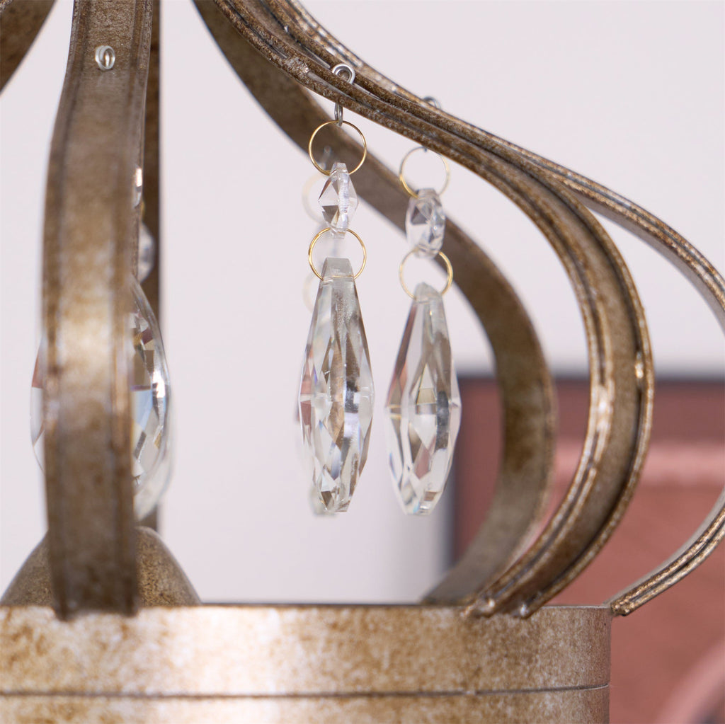 Abella Lustre Cristal Goutte de Larme - Neutralighting