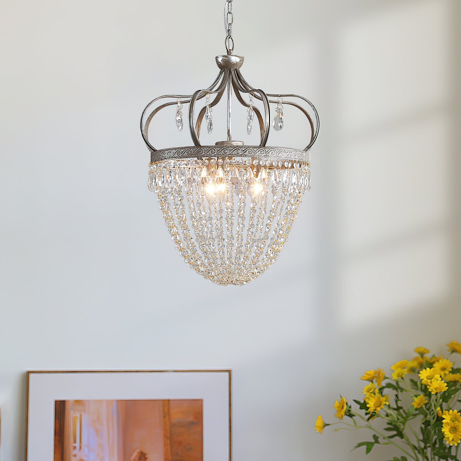 Abella Lustre Cristal Goutte de Larme - Neutralighting