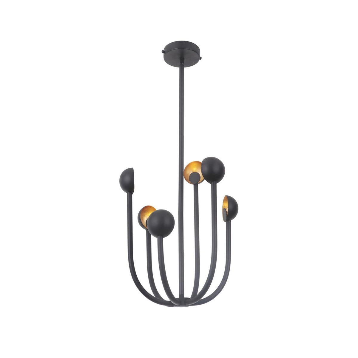 Ortalara Lustre Métal Noir Moderne Minimaliste - Neutralighting