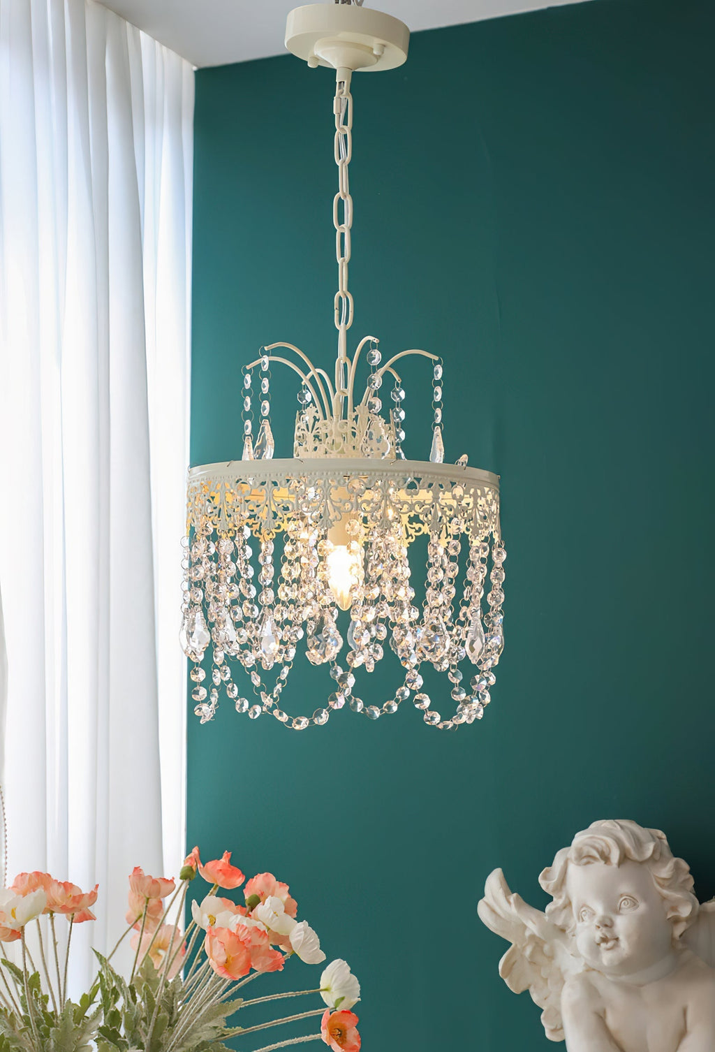 Ershaa Lustre Métal Cristal Luxe Postmoderne - Neutralighting