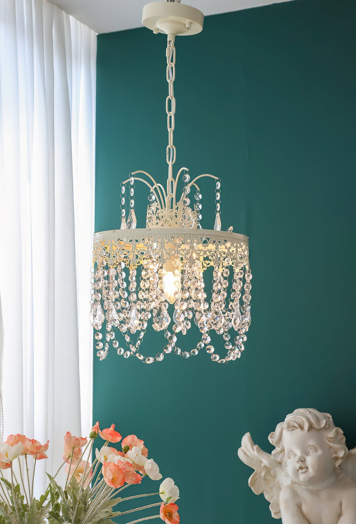 Ershaa Lustre Métal Cristal Luxe Postmoderne - Neutralighting