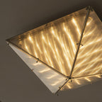 Facet Plafonnier Verre Moderne - Neutralighting