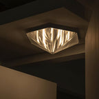 Facet Plafonnier Verre Moderne - Neutralighting