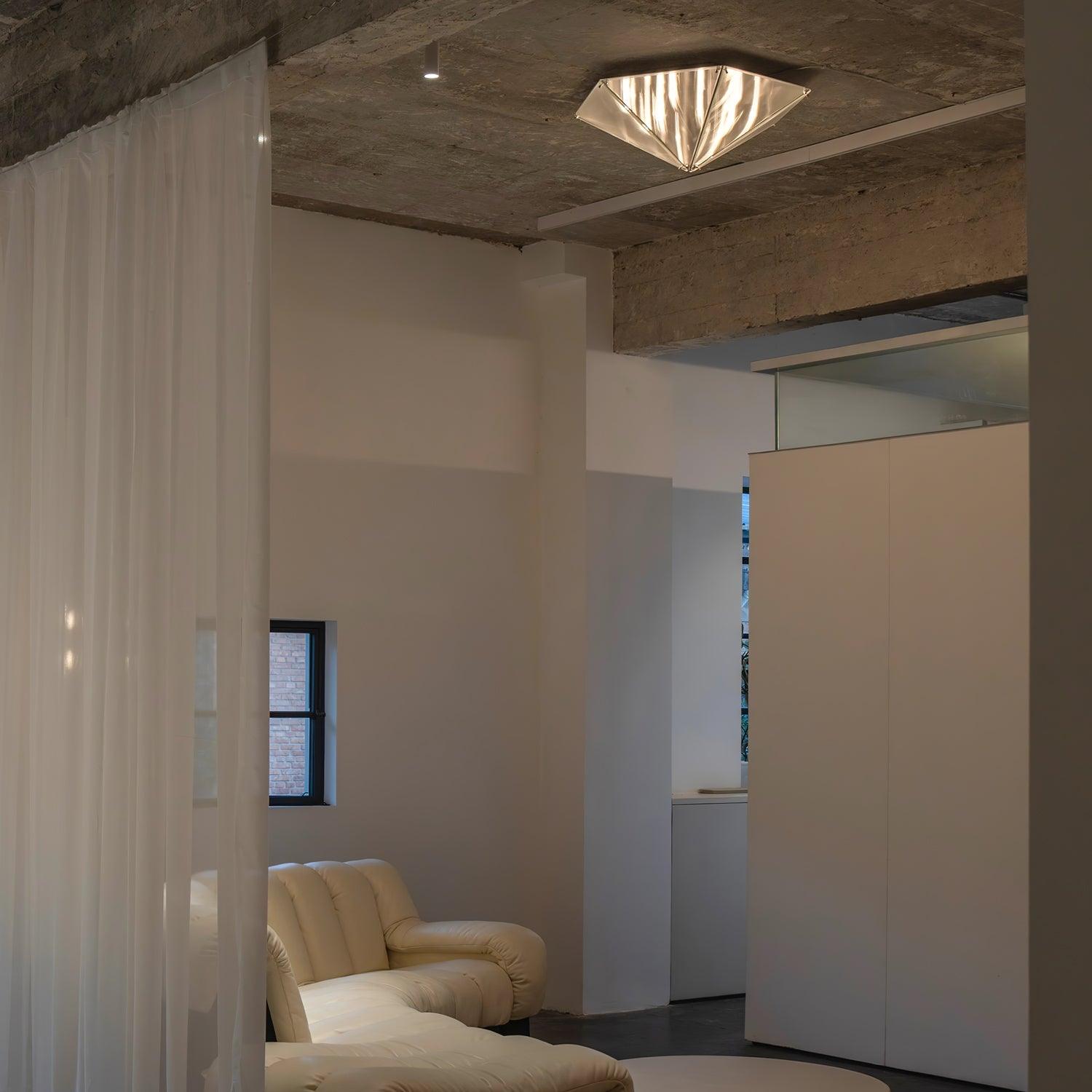 Facet Plafonnier Verre Moderne - Neutralighting
