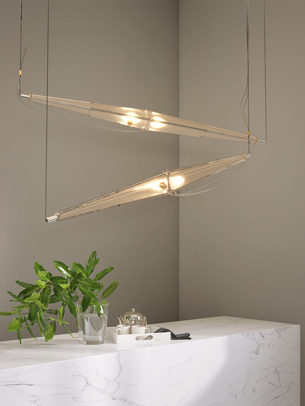 Adan Lampe Suspension Artistique Moderne Minimaliste - Neutralighting