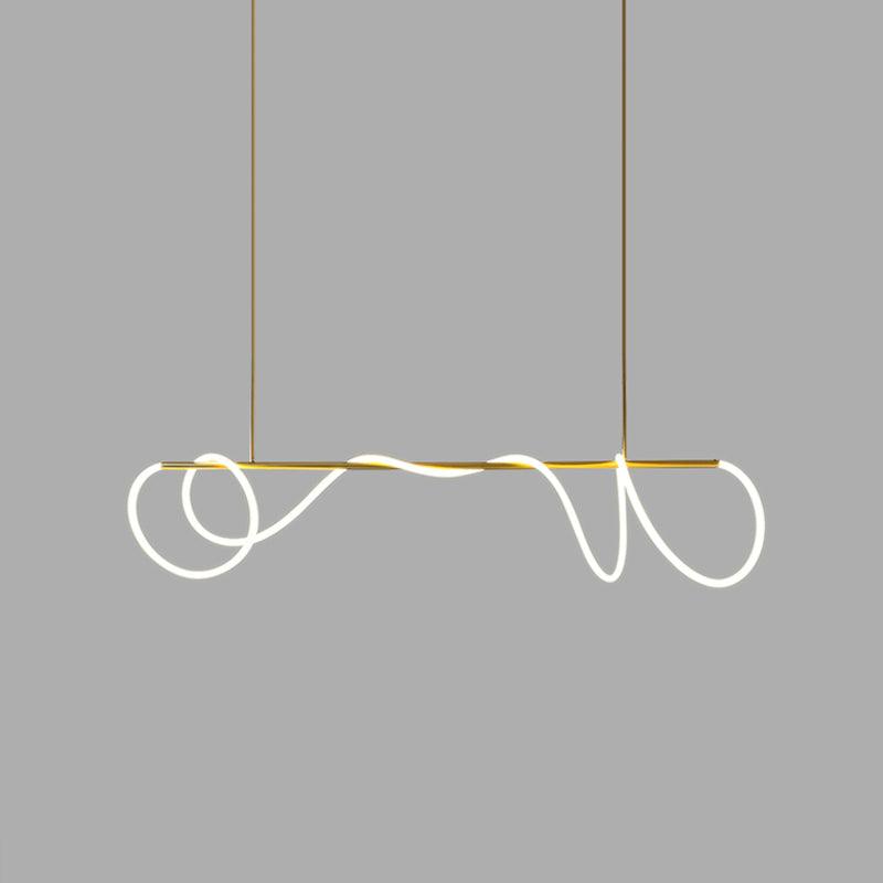 Lustra Chandelier Flexible Silicone Courbe Moderne Élégant - Neutralighting