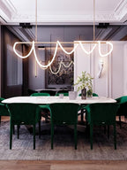Lustra Chandelier Flexible Silicone Courbe Moderne Élégant - Neutralighting