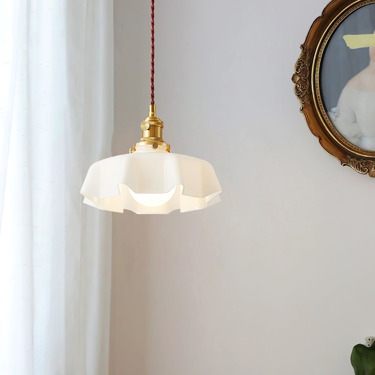 Lustra Lampe Pendante Fleur Française pour Salle à Manger - Neutralighting