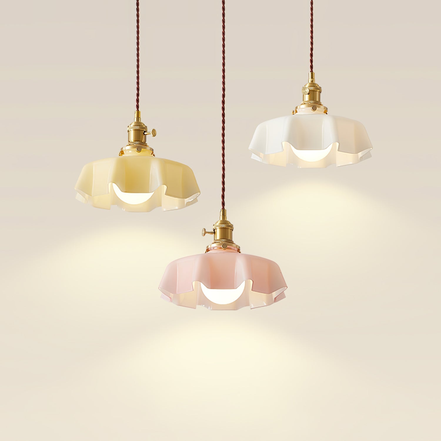 Lustra Lampe Pendante Fleur Française pour Salle à Manger - Neutralighting