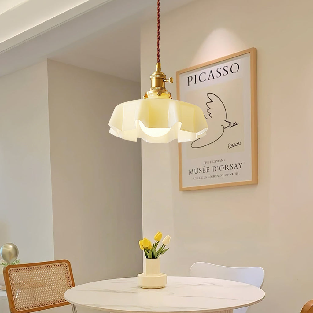 Lustra Lampe Pendante Fleur Française pour Salle à Manger - Neutralighting