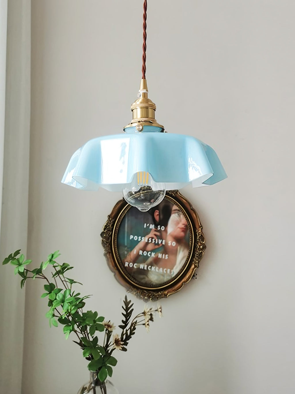 Lustra Lampe Pendante Fleur Française pour Salle à Manger - Neutralighting