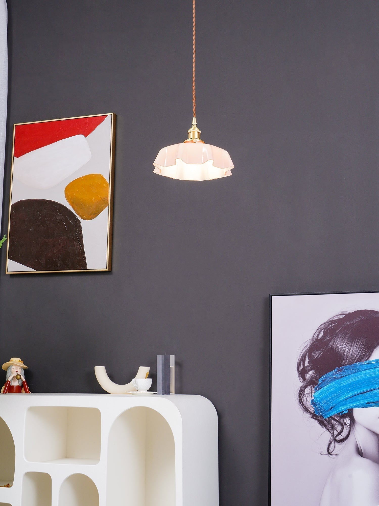 Lustra Lampe Pendante Fleur Française pour Salle à Manger - Neutralighting