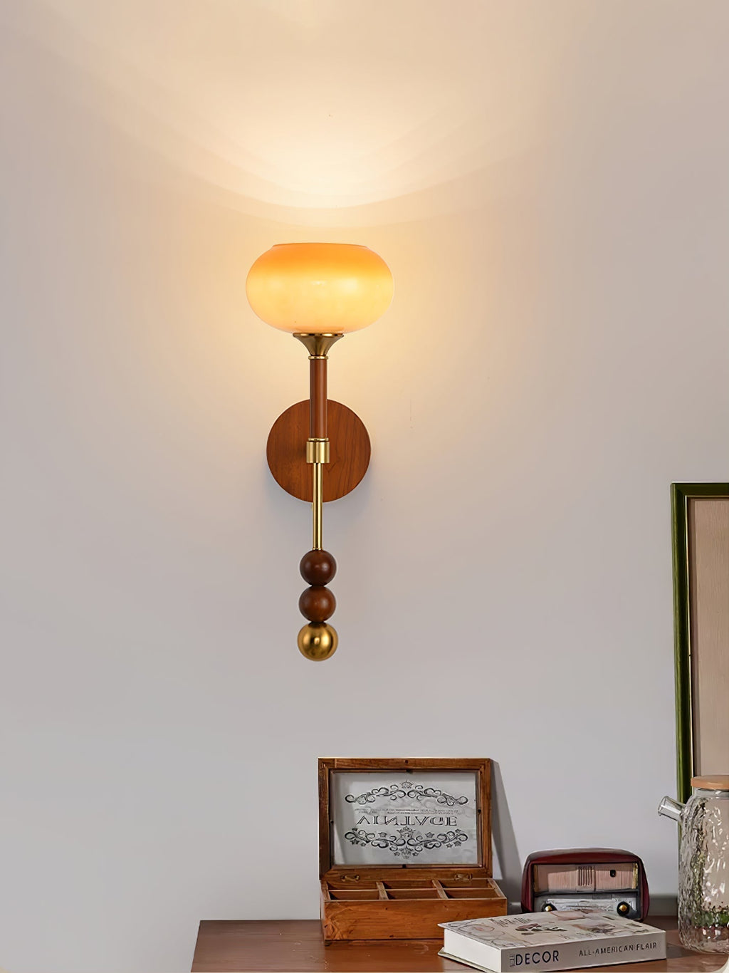 Hilda Roma Elegance Wood Sconce Wall lamp - Neutralighting