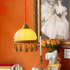 Fringe Suspension en Laiton avec Franges - Neutralighting
