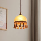 Fringe Suspension en Laiton avec Franges - Neutralighting
