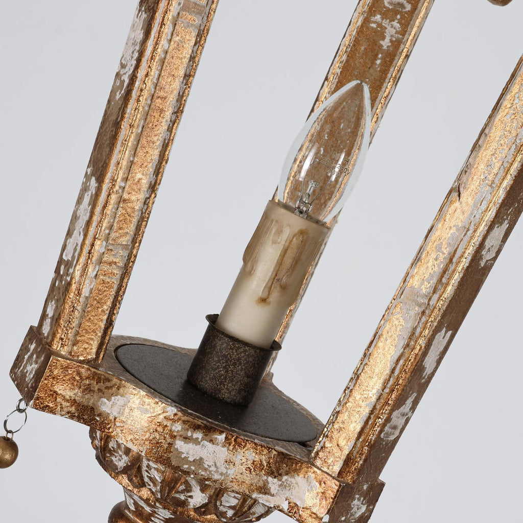 Nylire Suspension Lampe Lanterne Sculptée Bois Créativité Individuelle - Neutralighting