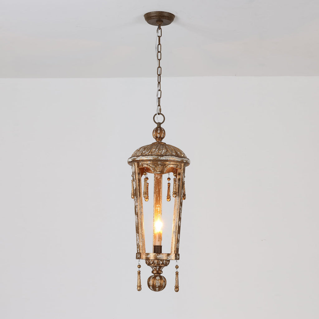Nylire Suspension Lampe Lanterne Sculptée Bois Créativité Individuelle - Neutralighting