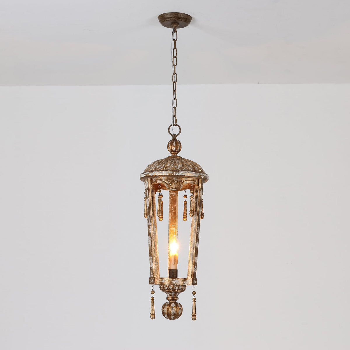 Nylire Suspension Lampe Lanterne Sculptée Bois Créativité Individuelle - Neutralighting