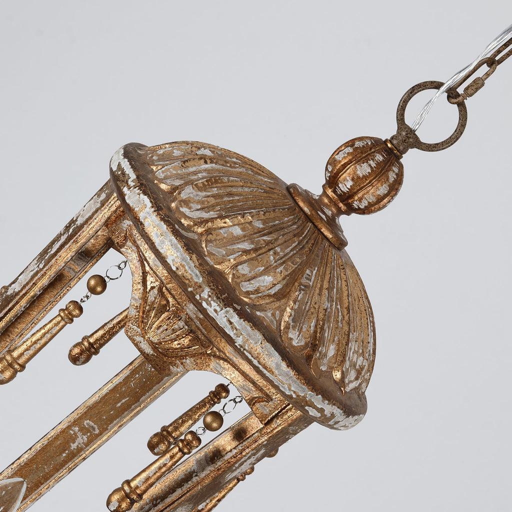 Nylire Suspension Lampe Lanterne Sculptée Bois Créativité Individuelle - Neutralighting