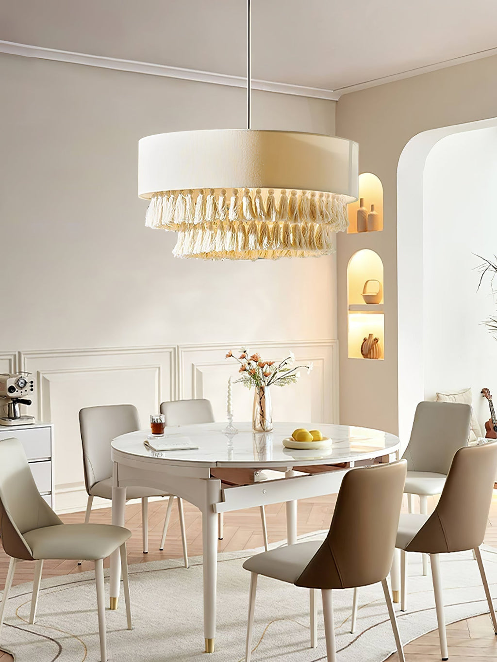 Cicaros Postmoderne Luxe Tissu Suspension - Neutralighting