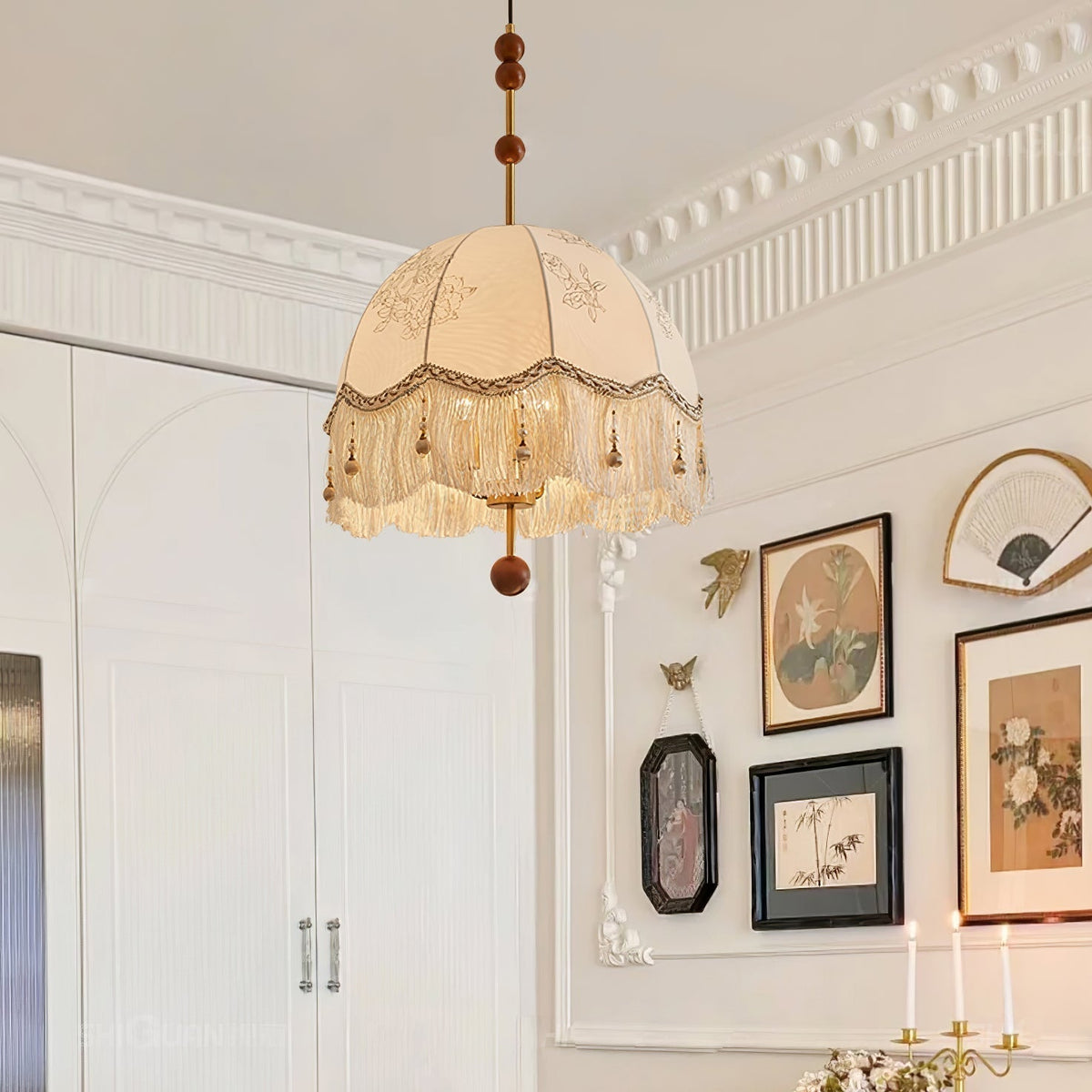 Iltalaris Lampe Pendante en Tissu Élégante - Neutralighting