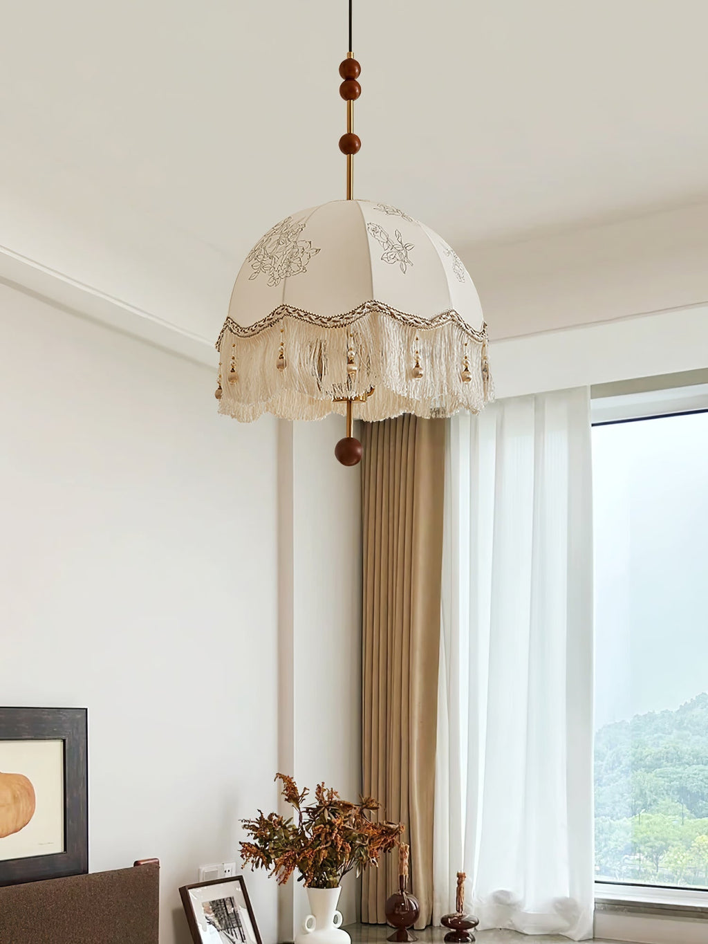 Iltalaris Lampe Pendante en Tissu Élégante - Neutralighting