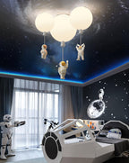 Solara Lampe Plafonnier Acrylique Ballon Astronaute - Neutralighting