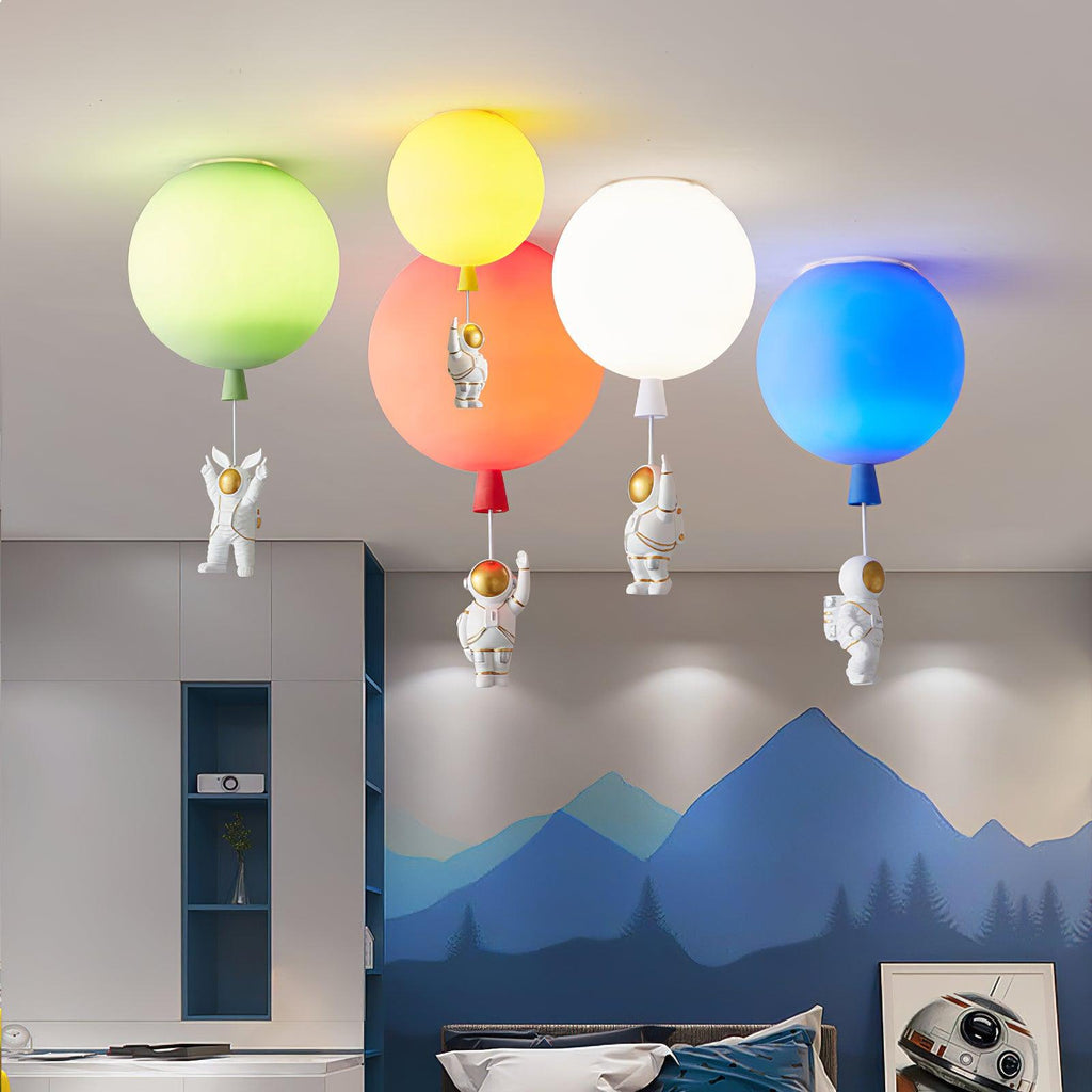 Solara Lampe Plafonnier Acrylique Ballon Astronaute - Neutralighting