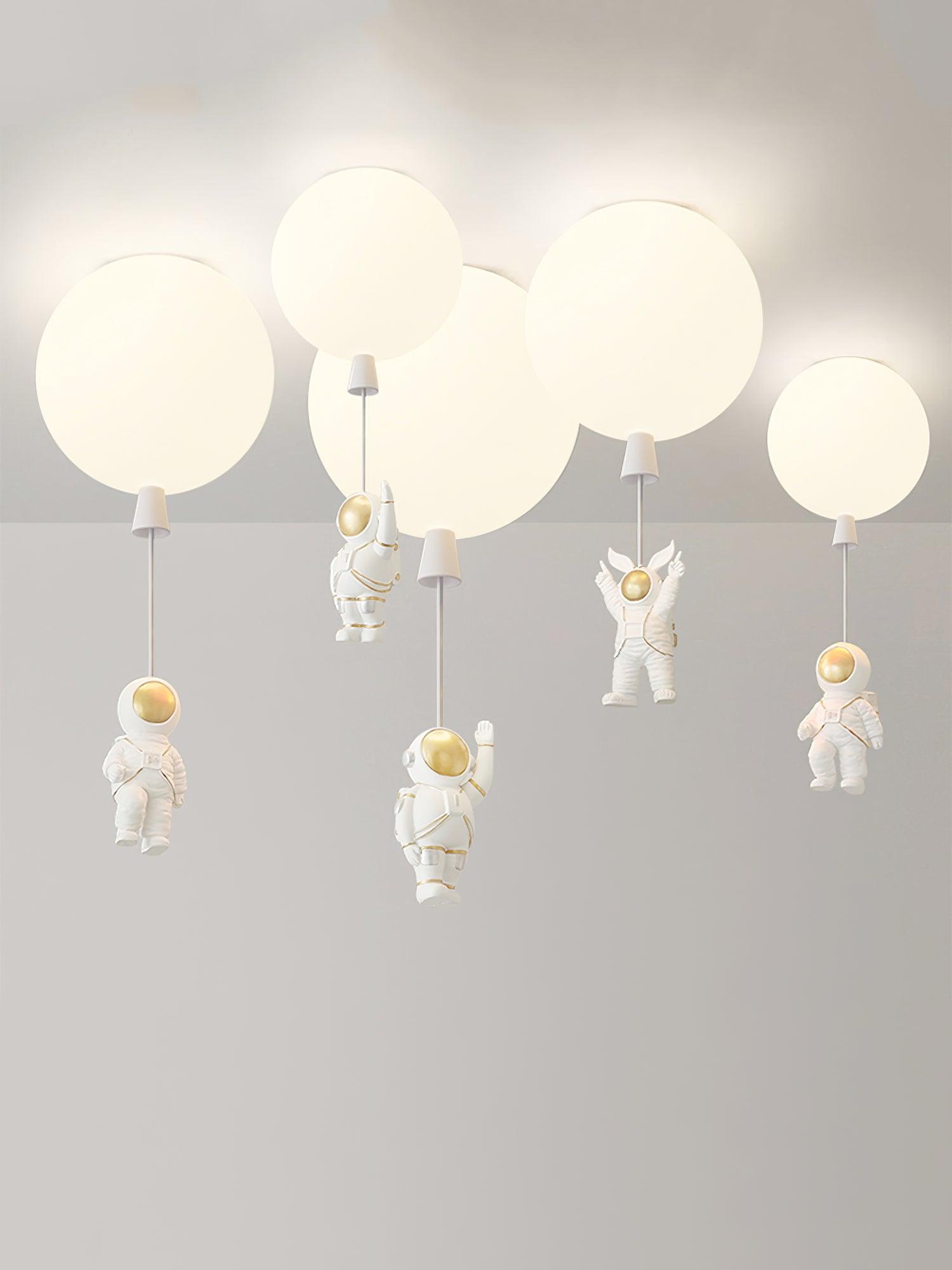 Solara Lampe Plafonnier Acrylique Ballon Astronaute - Neutralighting