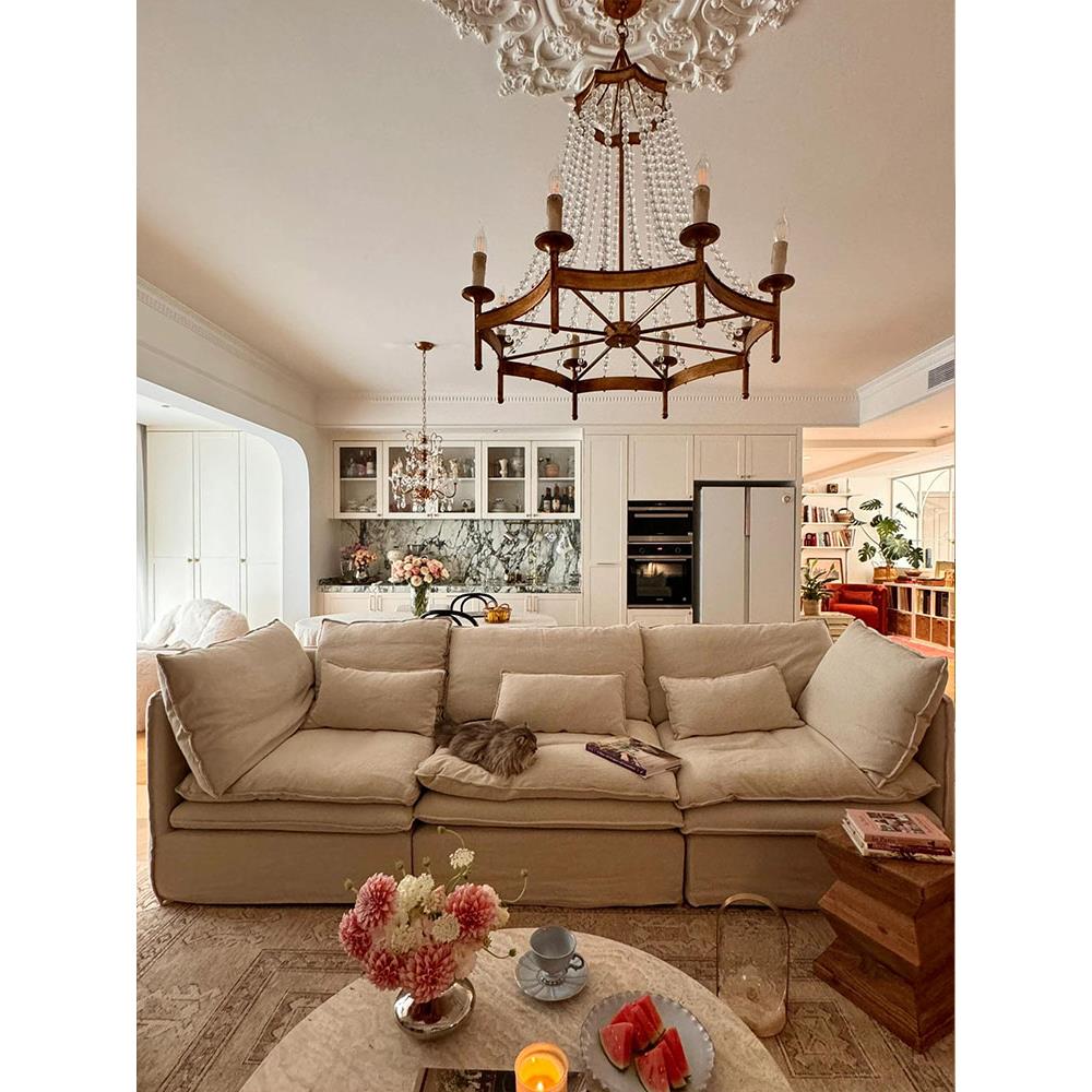 Zavela Lustre Cristal Perle Luxe Postmoderne - Neutralighting