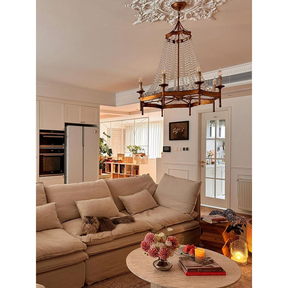 Zavela Lustre Cristal Perle Luxe Postmoderne - Neutralighting