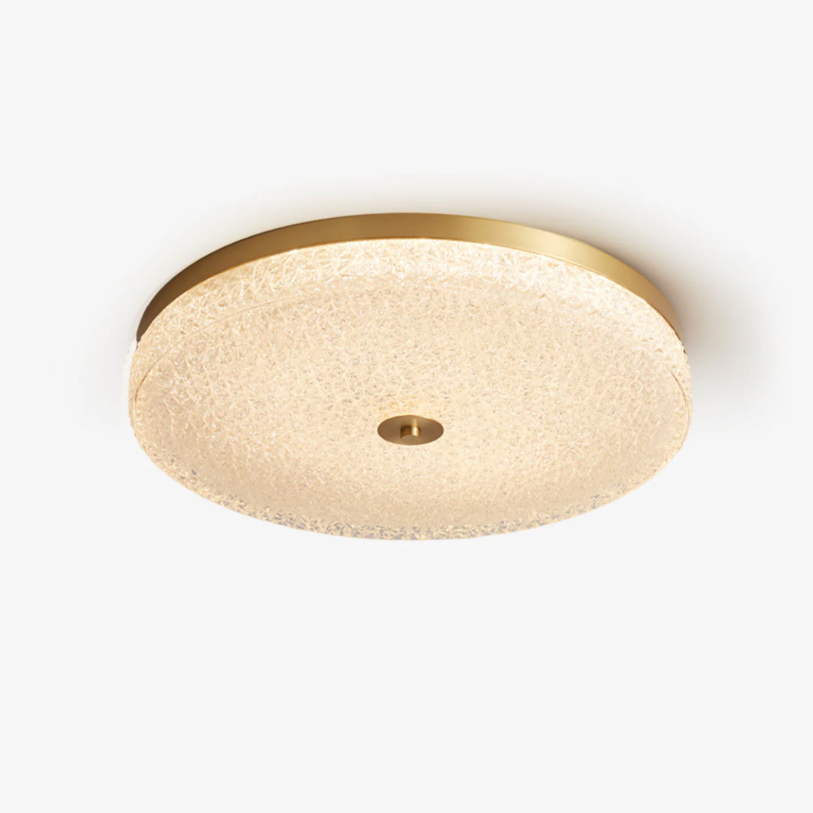 Solara Lumière de Plafond en Verre Givré Texturé Minimaliste - Neutralighting