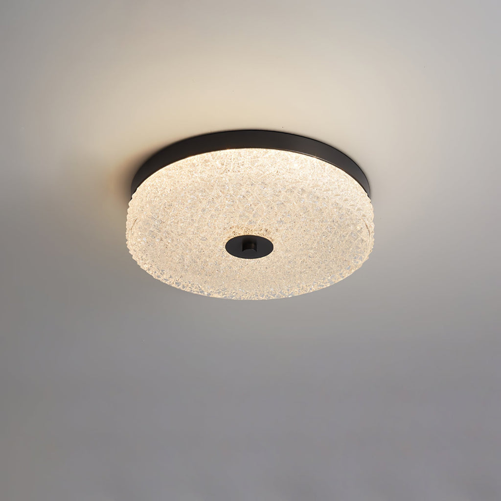 Solara Lumière de Plafond en Verre Givré Texturé Minimaliste - Neutralighting