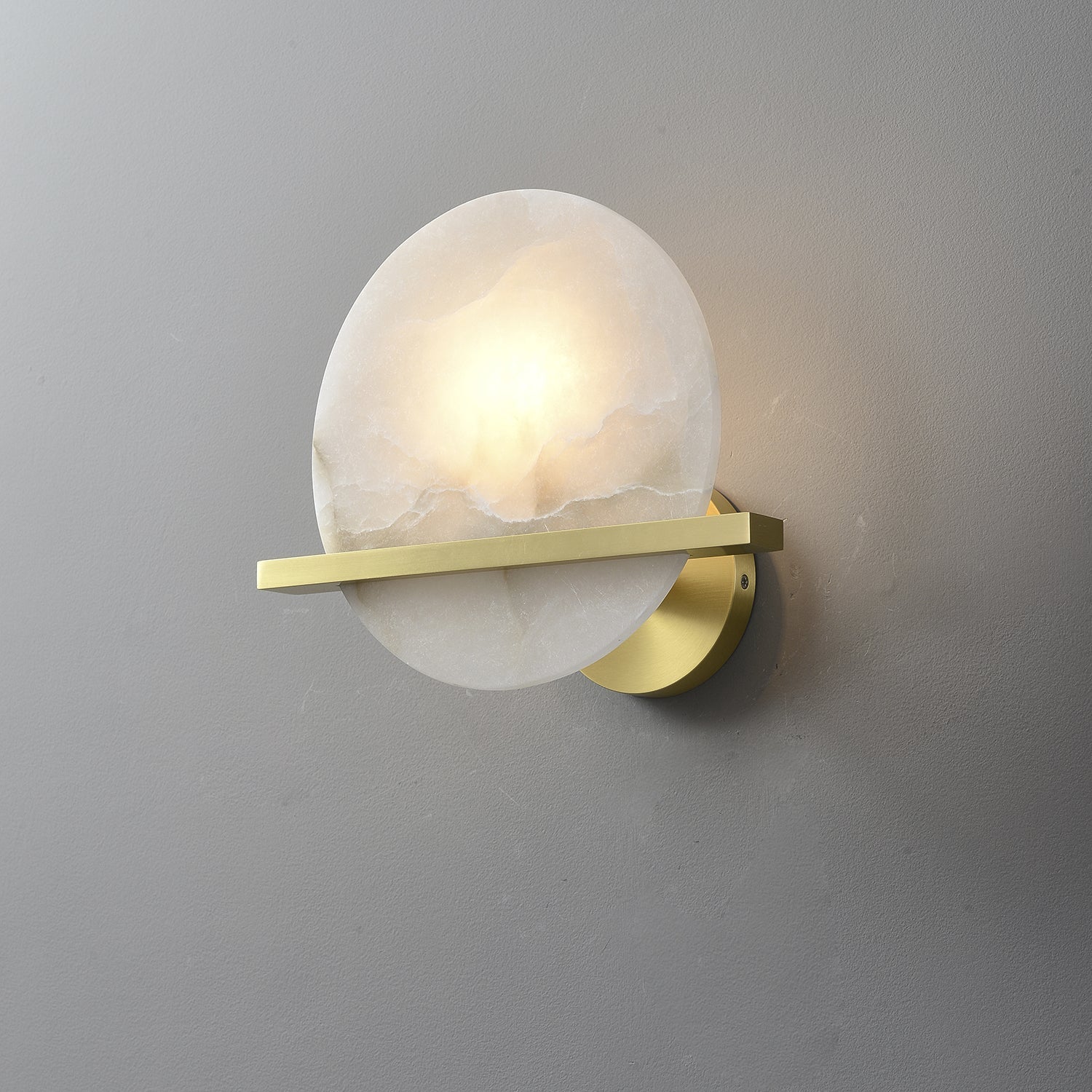 Vomiror Applique Murale en Albâtre Sphérique - Neutralighting