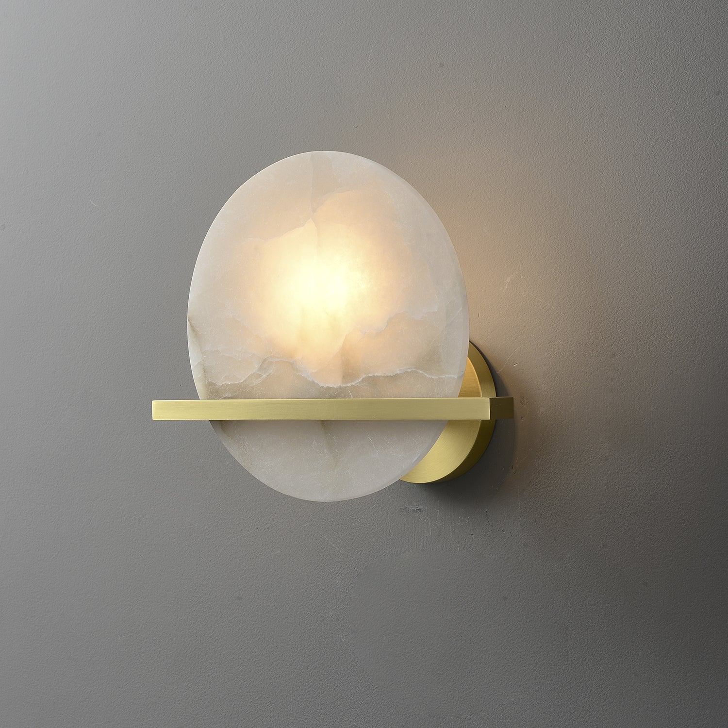 Vomiror Applique Murale en Albâtre Sphérique - Neutralighting