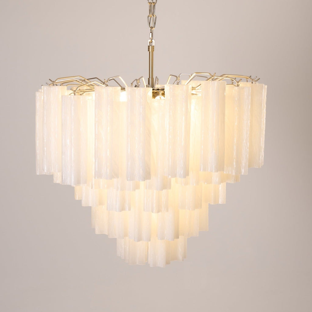 Aurora Chandelier en Verre Givré - Neutralighting