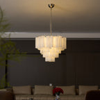 Aurora Chandelier en Verre Givré - Neutralighting