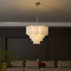 Aurora Chandelier en Verre Givré - Neutralighting