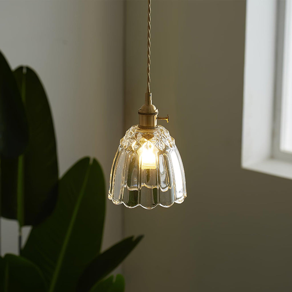 Nerithce Suspension Luxueuse en Laiton et Verre - Neutralighting