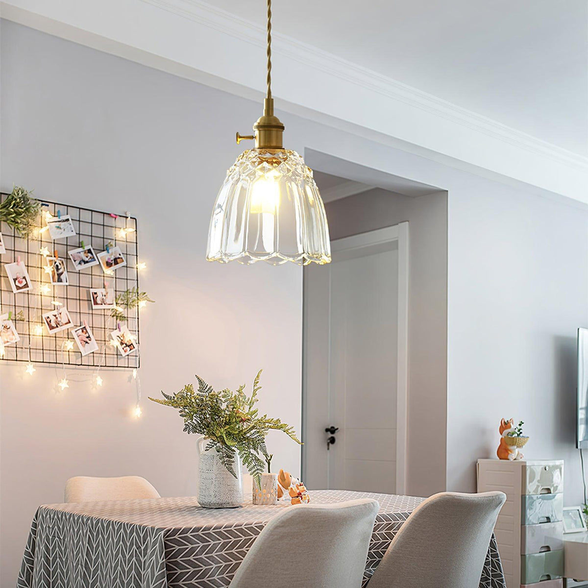Nerithce Suspension Luxueuse en Laiton et Verre - Neutralighting
