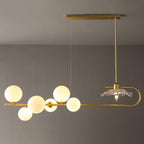 Lustra Suspension en Verre Doré Laiton - Neutralighting