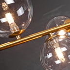 Lustra Suspension en Verre Doré Laiton - Neutralighting