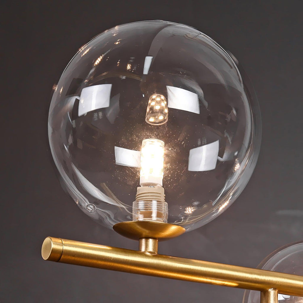 Lustra Suspension en Verre Doré Laiton - Neutralighting