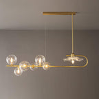 Lustra Suspension en Verre Doré Laiton - Neutralighting