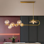 Lustra Suspension en Verre Doré Laiton - Neutralighting