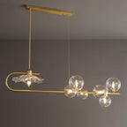 Lustra Suspension en Verre Doré Laiton - Neutralighting