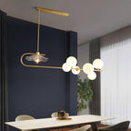 Lustra Suspension en Verre Doré Laiton - Neutralighting