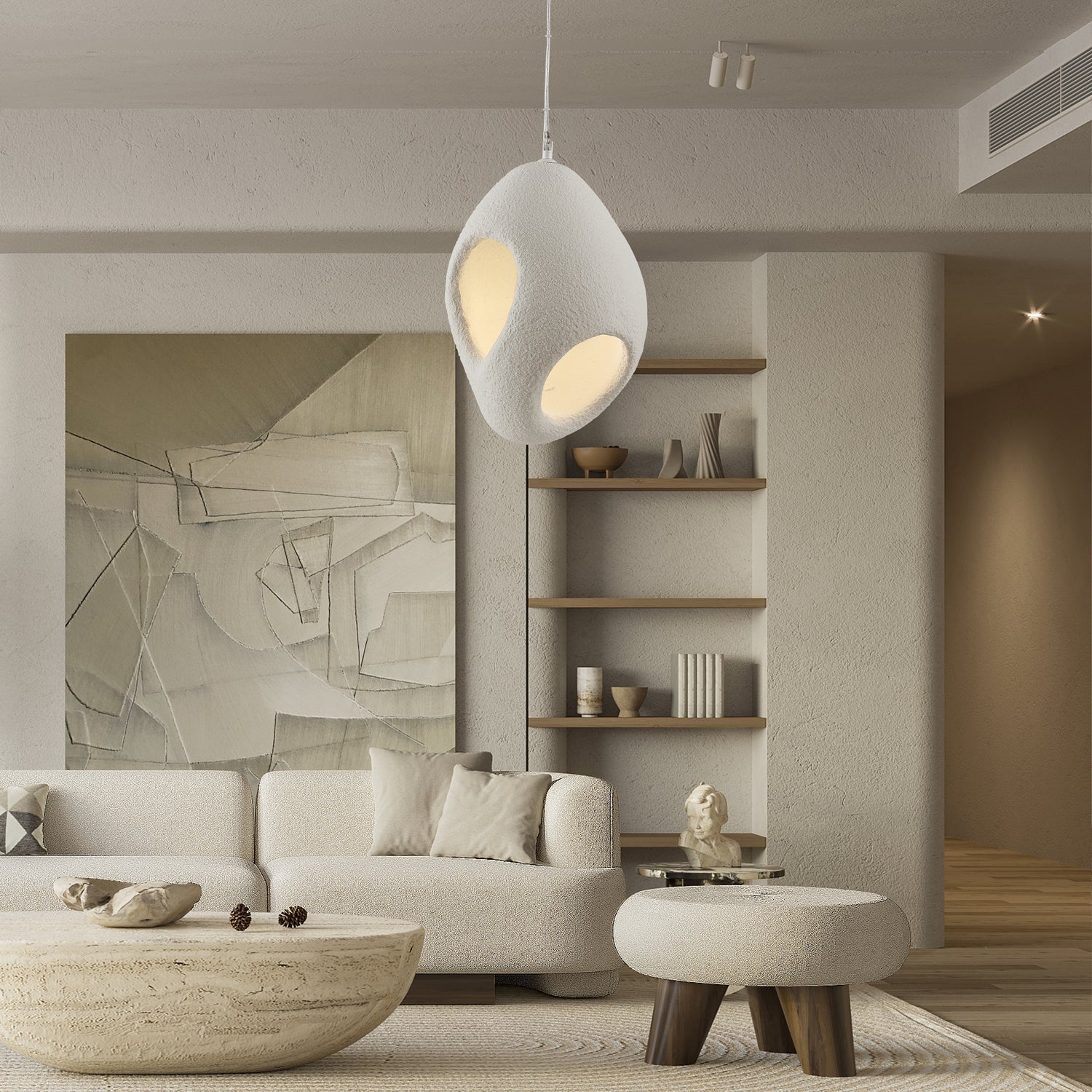 Zavelyra Texturé Résine Suspension Lumière - Neutralighting